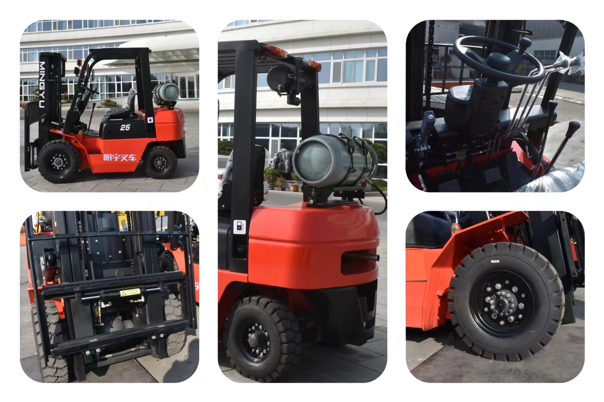 CPY25 gasoline LPG forklift 1