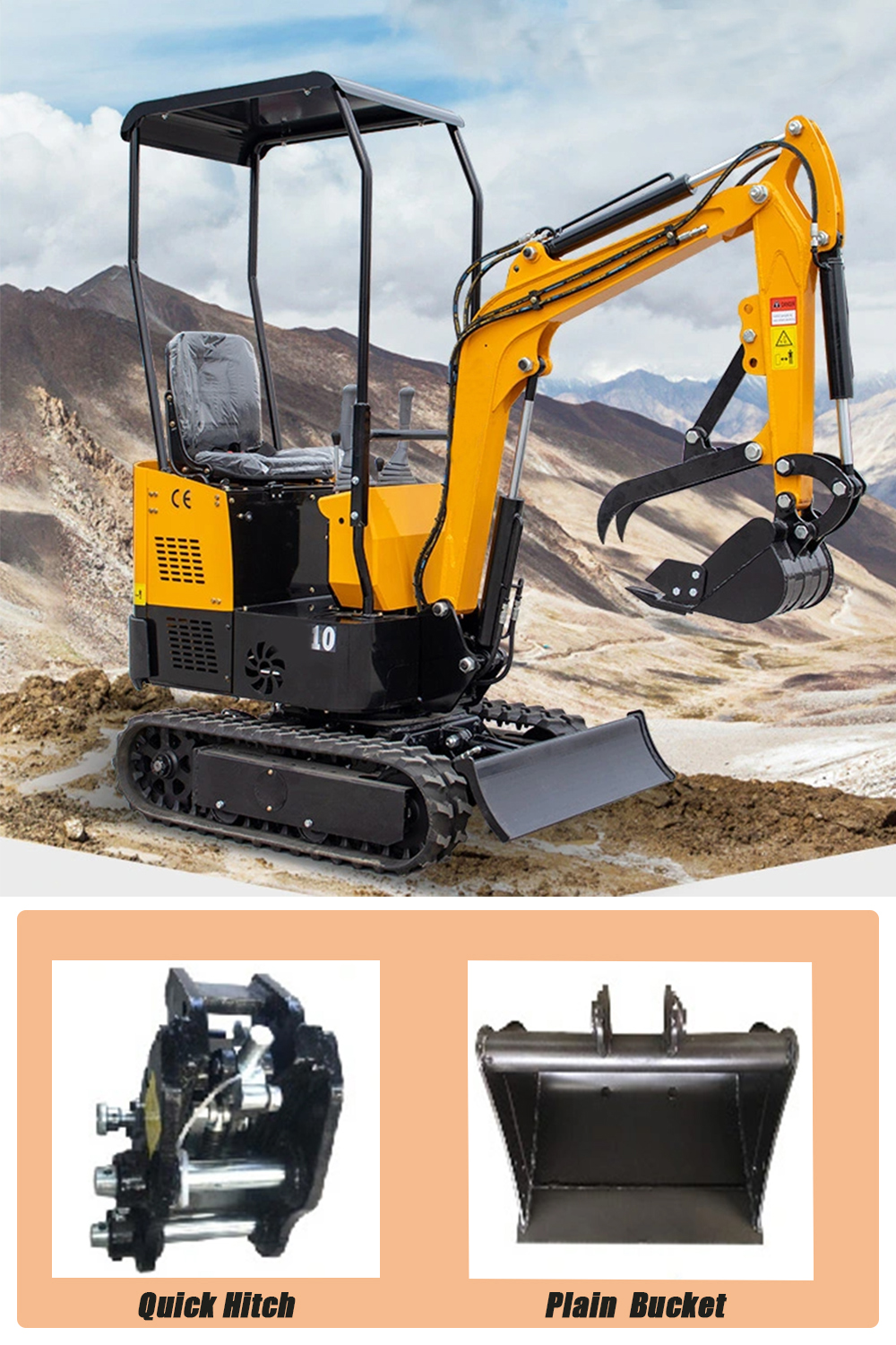 MY-10 Mini Electric Excavator
