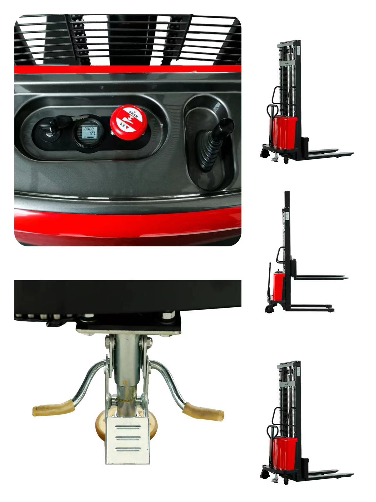 MYSBD Semi-electric stacker cross-leg