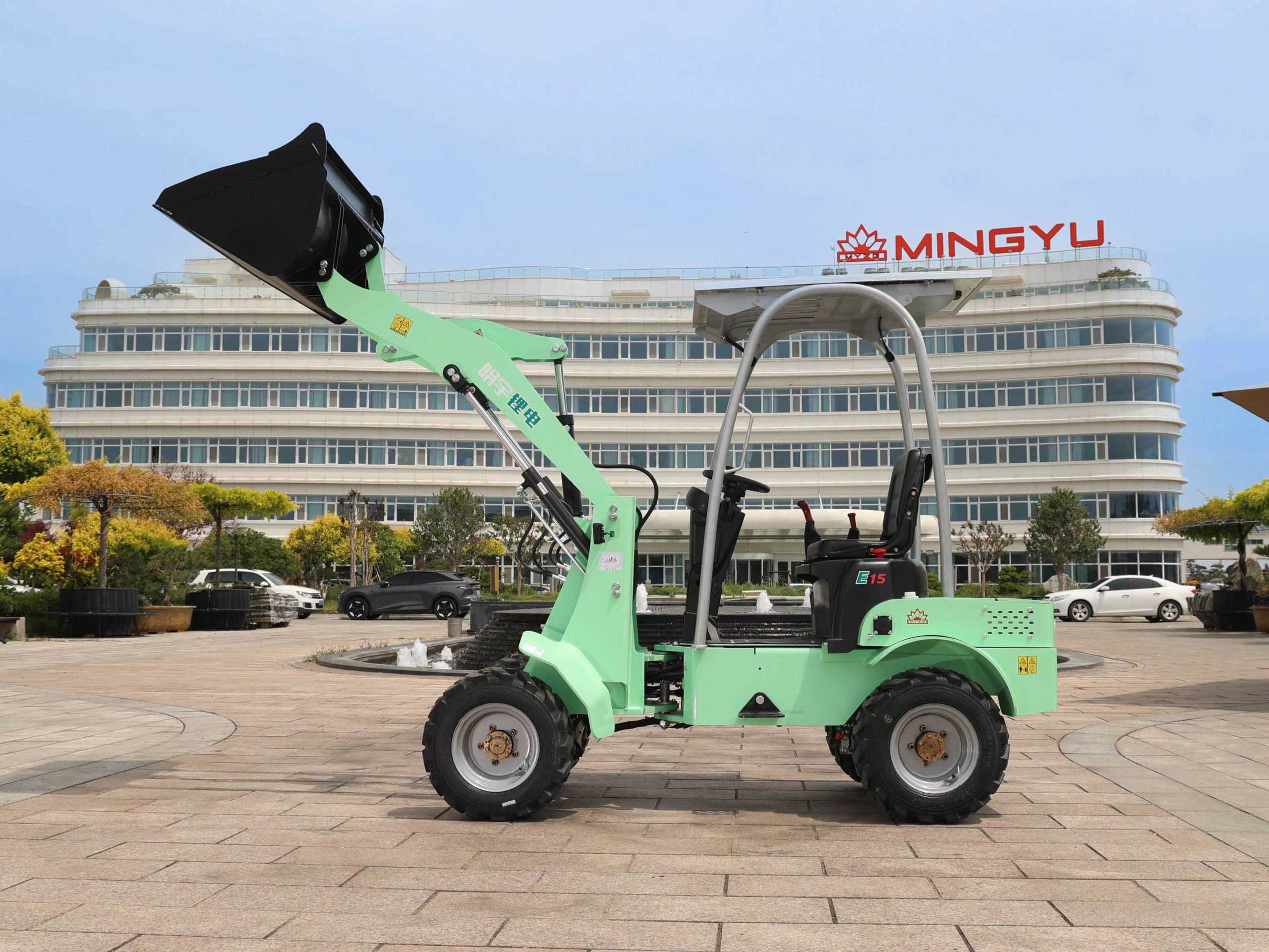 MYZG E15 Electric Wheel Loader Solar Panel 2